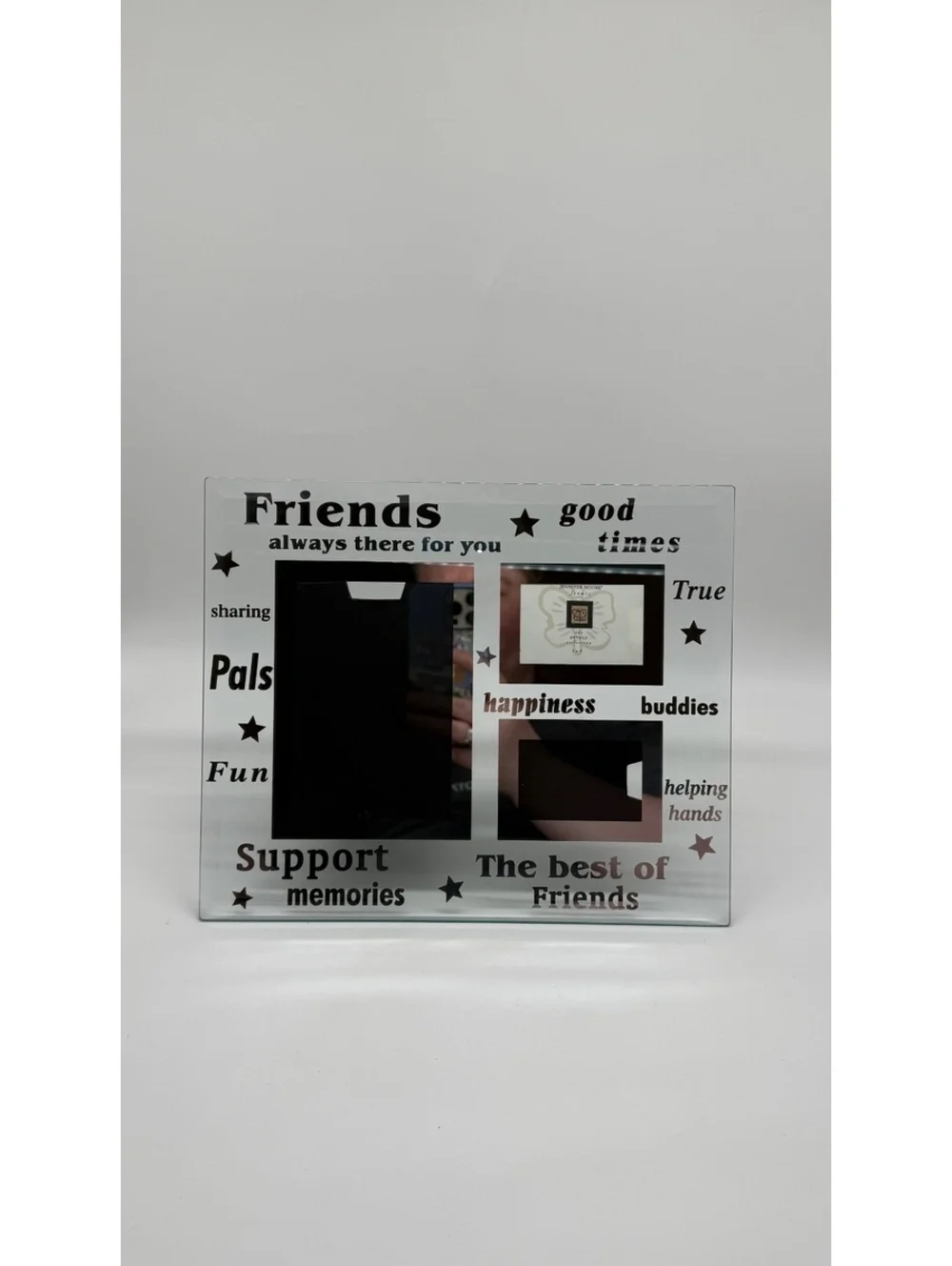 Jennifer Moore Friends Glass Collage Picture Frame 5.5x3.5 & 3x2